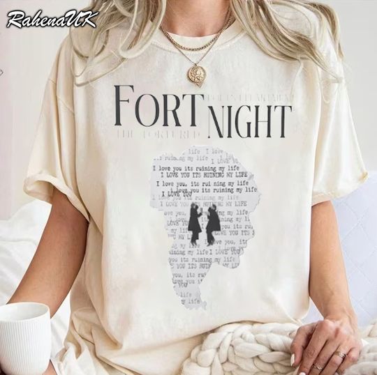 Fortnight Tortured Poets Department Shirt I Love You It's Ruining My Life Typewriter