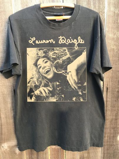 Lau-ren Music Dai-gle Vintage 90s Shirt, Lau-ren Concert Tour Shirt