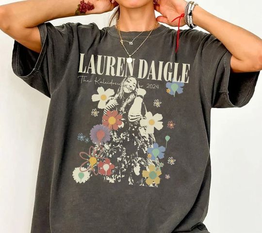 Lauren Daigle The Kaleidoscope Tour Vintage 90s 2024 Concert Shirt