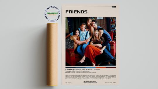 Friends TV Show / Friends TV Show Poster / Minimalist Movie Poster