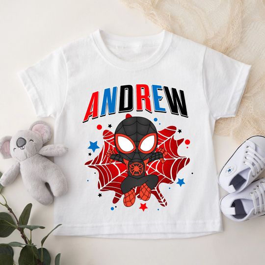 Personalized Spider Slinging Hero T Shirt