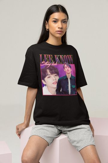 Stray Kids Lee Know T-shirt - Kpop Tshirt - Stray Kids Shirt