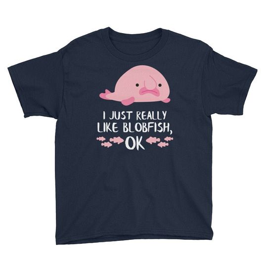 Kids Blobfish Shirt, Fish Lover, Aquarium Shirt, Blob fish gift