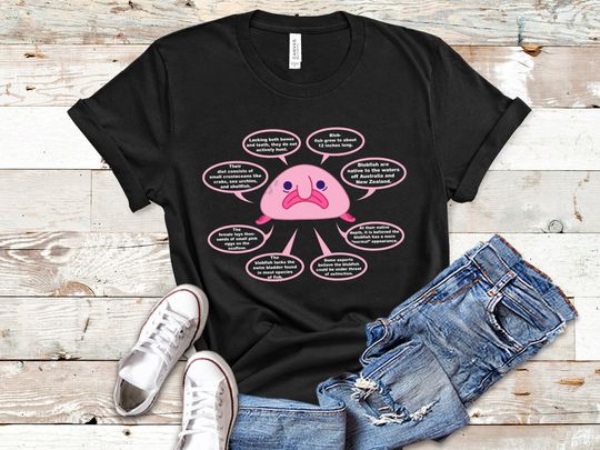 Blobfish Facts, Blob Fish Shirt, Blobfish Gift