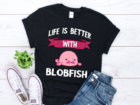 Blobfish Shirt, Grumpy Fish Shirt, Blobfish Gift, Grouch Fish Gift
