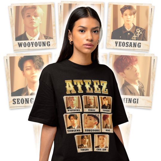 Ateez Collage Shirt - Ateez Kpop Sweatshirt - Ateez Kpop Merch - Ateez Kpop Gift - Ateez Kpop T-shirt - Ateez Atiny Shirt - Ateez Fan Tee
