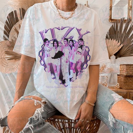 Itzy Y2K Tee - Itzy Shirt - Kpop Shirt - Kpop Gift for her or him - Kpop Y2K T-shirt