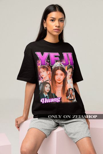 Itzy Yeji Retro 90s T-shirt -  Kpop Shirt - Kpop Gift for her or him - Itzy Midzy Tee - Itzy Bootleg Tee
