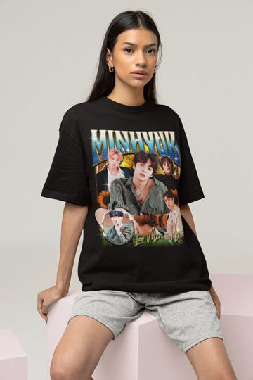 Monsta X Minhyuk T-shirt - Monsta X Shirt - Kpop Shirt - Kpop Merch