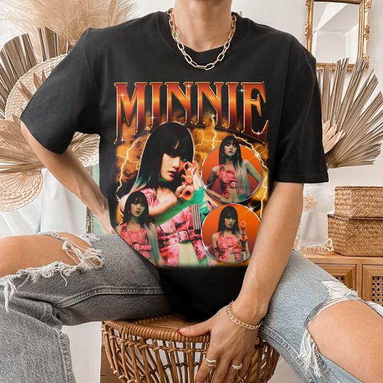 Gidle Minnie Bootleg Shirt: Collectible Unofficial K-pop Merch - Kpop Shirt - Gidle Shirt - Gidle Merch - Gidle Retro Tee