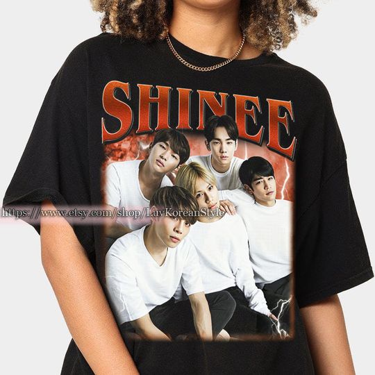 Limited Shinee KPop Tshirt Vintage Unisex Shirt