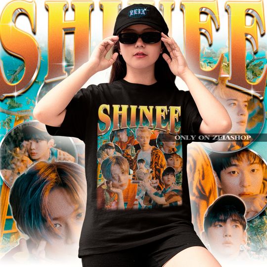 Shinee Retro Bootleg Shirt: Stand Out as a shawols Fan - Shinee Kpop Merch - Kpop T-shirt - Shinee Hoodie - Shinee Sweatshirt