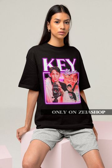 Shinee Key Retro Classic Tee - Kpop T-shirt - Kpop Merch - Kpop Gift for him or her - Shinee Retro Tee - Homage Bootleg Shirt