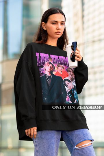 Shinee Taemin Retro 90s Bootleg Sweatshirt - Kpop Sweatshirt - Kpop Gift - Shinee Sweatshirt - Shinee Retro
