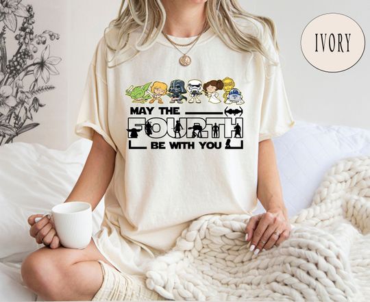 Comfort Colors Vintage May The 4th Be With You Shirt