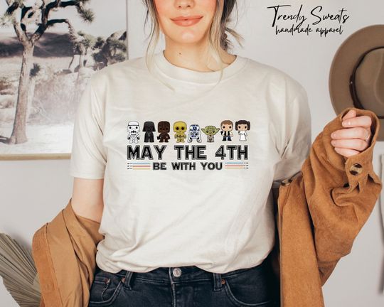 May The 4th Be With You Shirt, Star Wars Characters Shirt