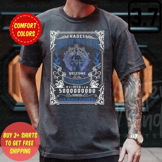 Hercules Hades Shirt, Lord of the Dead, Villain Hades T-shirt