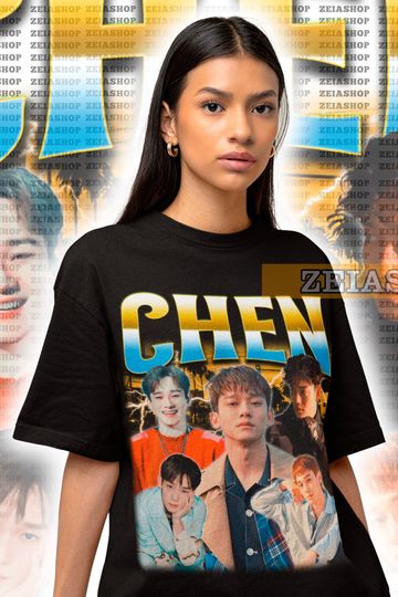 Exo Chen Retro 90s Tee, Exo Chen Retro Shirt, Kpop Gift her or him, Kpop Fan Merch, Exo Chen Retro Sweater, Exo Chen Retro Homage