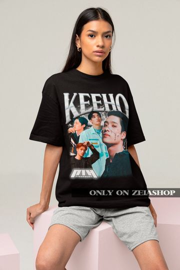 P1Harmony  Keeho Retro Bootleg Tee - Kpop T-shirt - Kpop Merch - Kpop Gift for her or him - P1Harmony Retro 90s Shirt