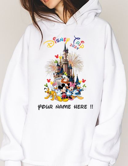 Personalized Disneyland Hoodie, Family Matching Disney Trip
