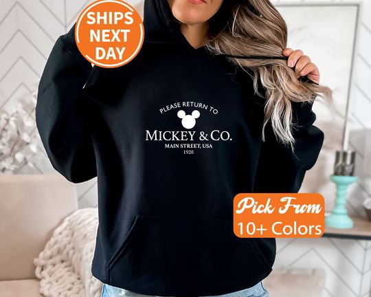 Return to Mickey and Co Unisex Hoodie, Mickey and Co