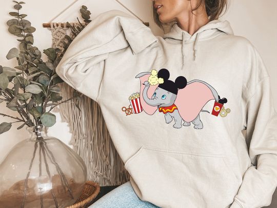 Dumbo Swearshirt, Dumbo Disney Hoodie, Dumbo Mickey Ears
