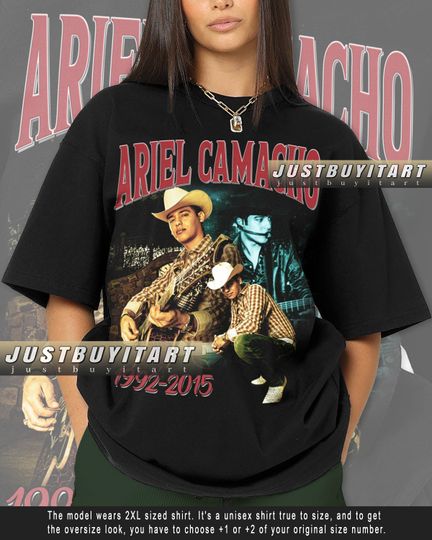 Ariel Camacho Shirt Gift Corridons Mexican Ariel Camacho T-Shirt Bootleg Ariel Camacho Sweatshirt Homage Retro Unisex Graphic Tee