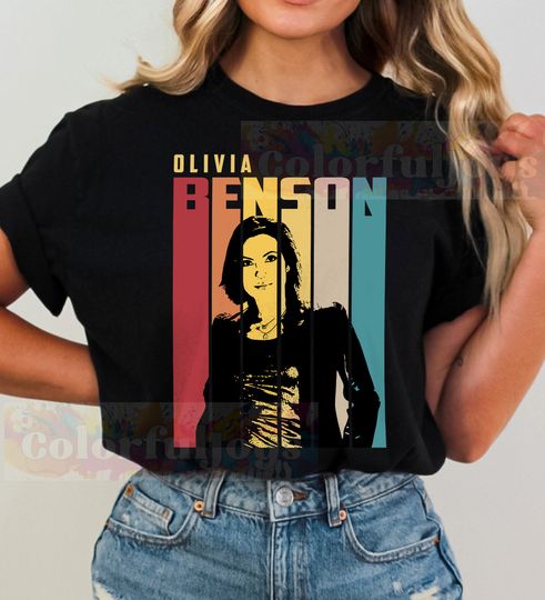 Limited Vintage Olivia Benson TShirt, Olivia Benson , Olivia Benson sweatshirt, Olivia Benson Retro Shirt