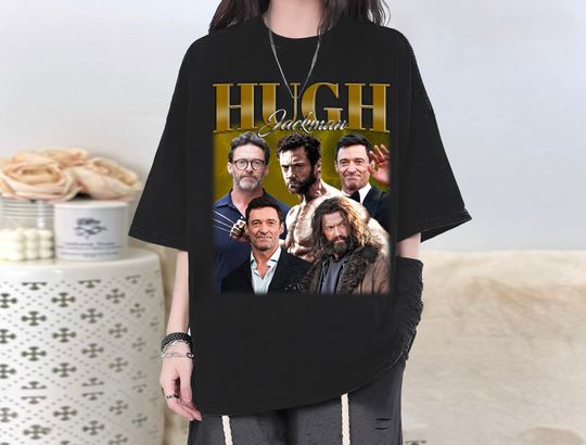 Retro Hugh Jackman Character T-Shirt