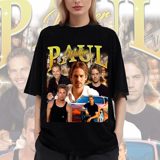 Retro Paul Walker Shirt - Paul Walker Merch