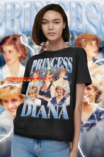 PRINCESS DIANA Vintage Shirt, Princess Diana Homage Tshirt, Princess Diana Fan Tees, Princess Diana Retro 90s Sweater, Princess Diana Merch