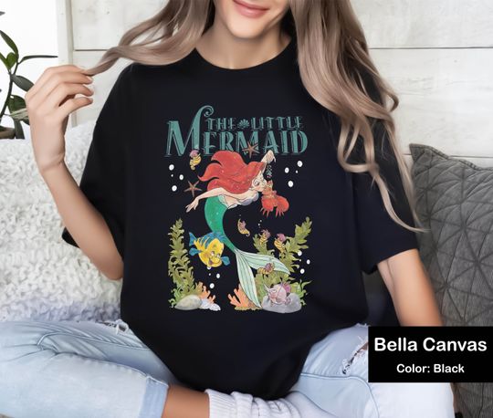 The Little Mermaid Shirt, Disney Princess Tee