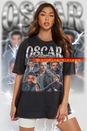 OSCAR ISAAC Vintage Tshirt, Oscar Isaac Homage Shirt, Oscar Isaac Fan Gift, Oscar Isaac Retro , Actor Oscar Isaac Merch Gift Clothing