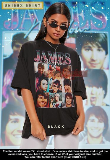 JAMES MASLOW T-shirt - James Maslow Fans Gift James Maslow Vintage Shirt, James Maslow Retro Shirt, James Maslow Shirt, James Maslow Bootleg