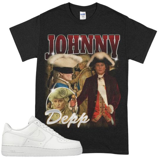 JOHNNY DEPP Vintage Shirt, Johnny Depp Homage Tshirt, Johnny Depp Tees, Movie, Jeanne du Barry, Johnny Depp Merch Gift