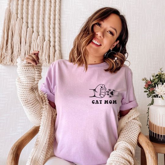 Cat Mom Shirt, Gift for cat lovers