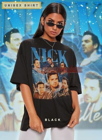 NICK MILLER T-shirt, Nick Miller Fans Shirt, Nick Miller Vintage Tees, Nick Miller Retro Shirt, Long Sleeve Shirt, Nick Miller Bootleg Tees
