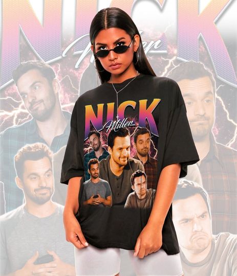 Nick Miller Shirt -Nick Miller Homage Vintage Tshirt,Nick Miller Retro Shirt,Nick Miller Retro ,Nick Miller Tee Shirt,New Girl