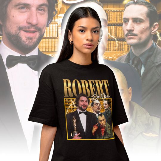 Robert De Niro Retro Classic Movie Tee - Robert De Niro Fan Merch - Robert Deniro Retro Shirt