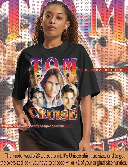 Tom Cruise Vintage Shirt, Tom Cruise Tshirt, Tom Cruise T-Shirt Fan, Tom Cruise Gift, Tom Cruise bootleg tees