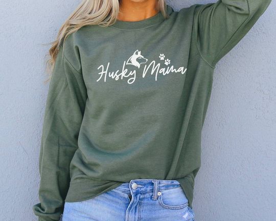Husky Mama Sweatshirt, Gift for mother's day