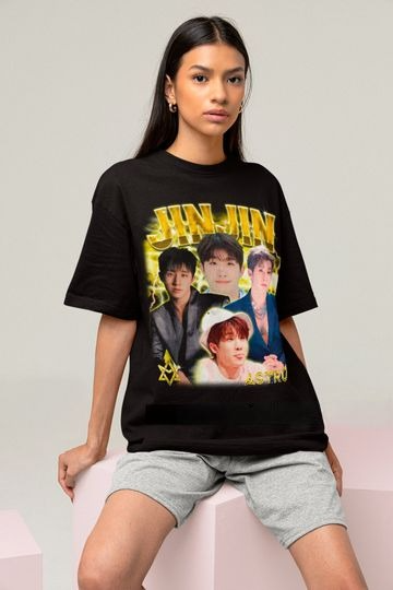 Astro Jinjin Retro 90s T-shirt - Astro kpop Shirt - Kpop Merch - Kpop Gift for her or him - Astro Kpop bootleg Shirt
