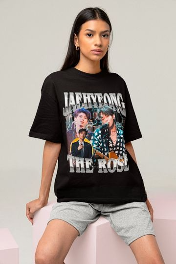 The Rose Jaehyeong Retro 90s T-shirt - The Rose Bootleg Shirt - Rock Band 90s Tee - Kpop Gift - The Rose Merch - Jaehyeong Homage