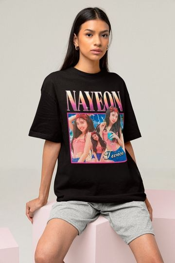 Twice Nayeon Retro Classic Tee - Kpop Bootleg Shirt - Kpop Merch - Kpop Gift for her or him - Twice Nayeon T-shirt