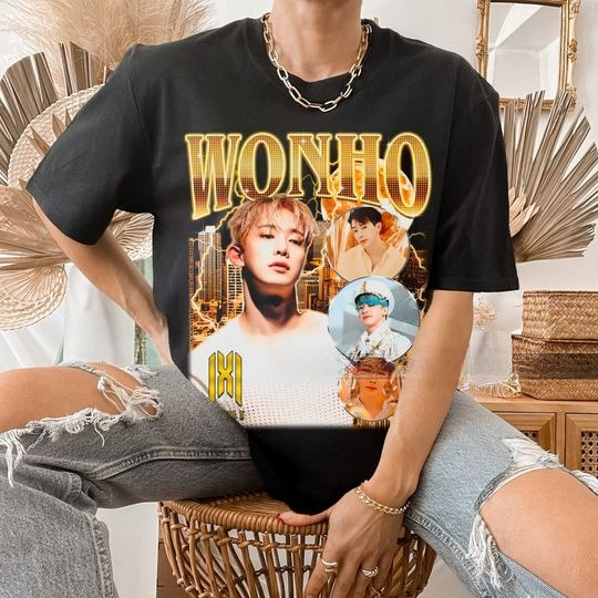 Monsta X Wonho T-shirt - Monsta X Shirt - Kpop Shirt - Kpop Merch