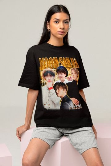 Astro Yoon San Ha Retro 90s T-shirt - Astro kpop Shirt - Kpop Merch - Kpop Gift for her or him - Astro Kpop bootleg Shirt