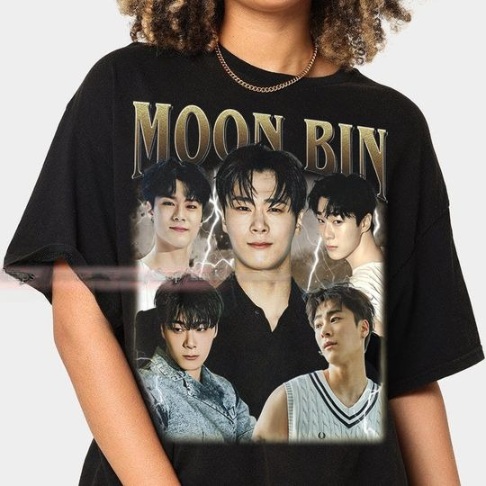 Limited Moon Bin Astro KPop Tshirt Vintage Unisex Shirt
