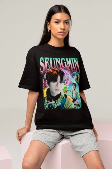 Trendy Stray Kids Seungmin T-shirt - Kpop Tshirt - Stray Kids Shirt