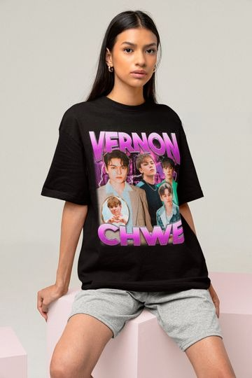 Seventeen Vernon T-shirt, Seventeen Shirt, Kpop T-shirt, Kpop Merch