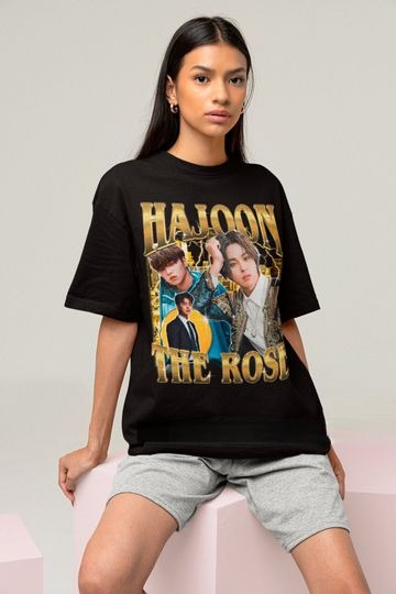 The Rose Hajoon Retro 90s T-shirt - The Rose Bootleg Shirt - Rock Band 90s Tee - Kpop Gift - The Rose Merch - Hajoon Homage